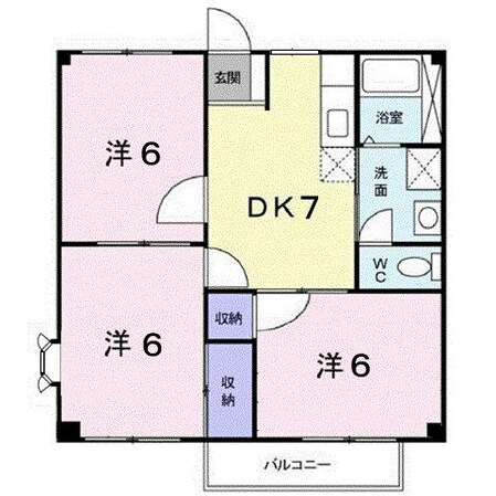 ニューシティ瀬戸Ｃの物件間取画像